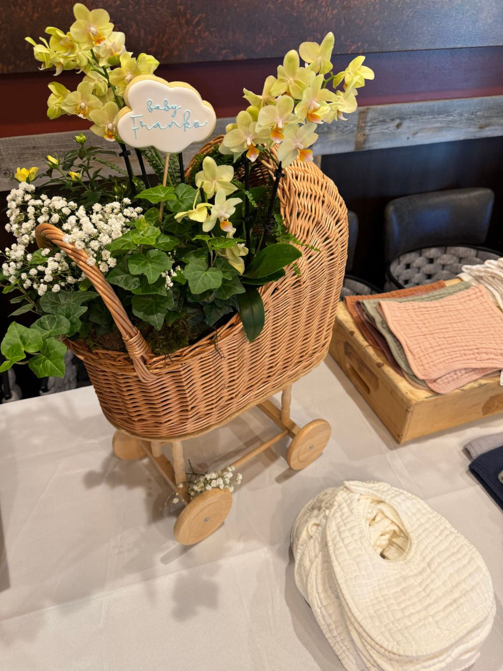 Baby Shower Wicker Basket Rental