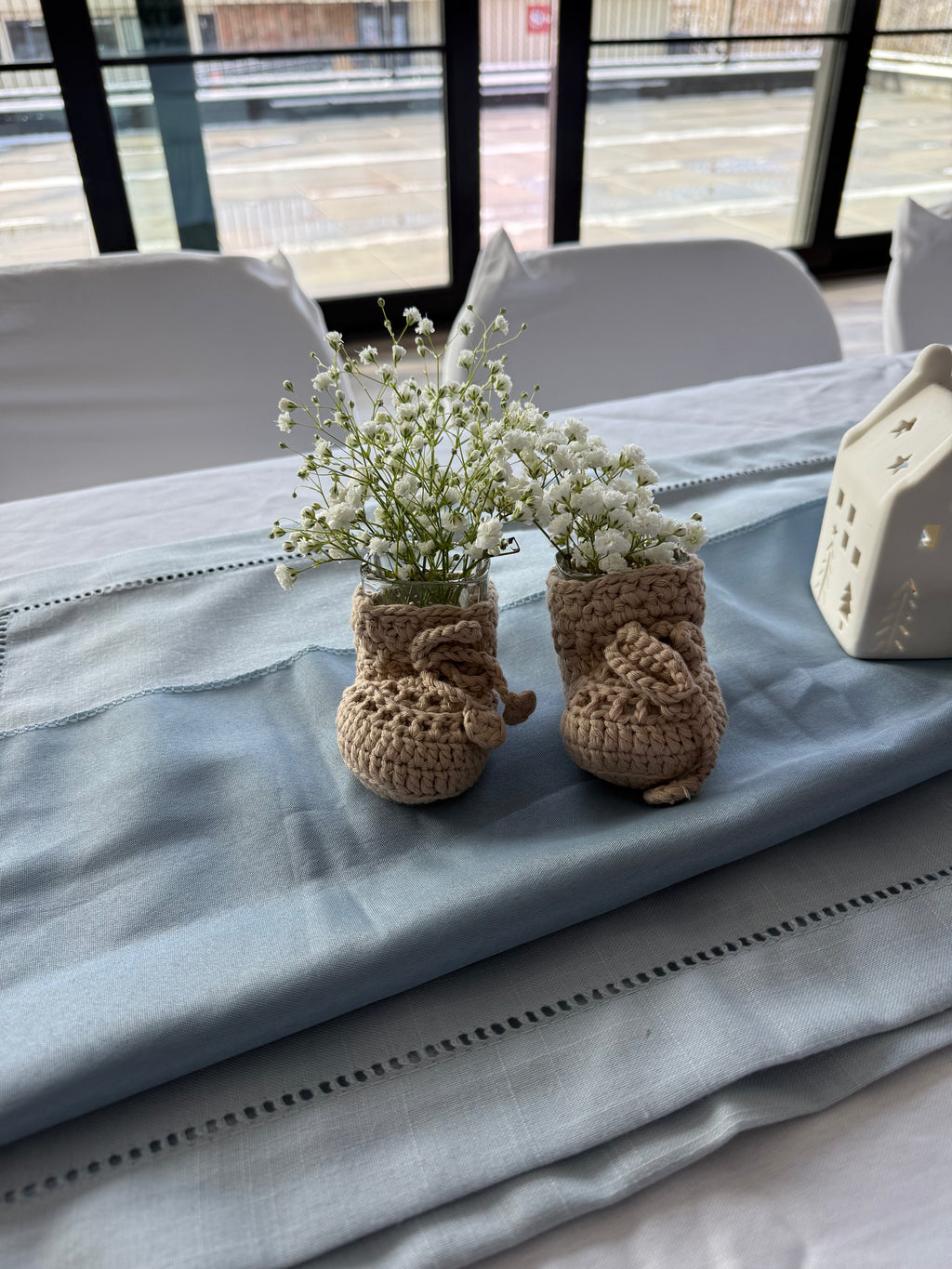 Baby Shoe Vases