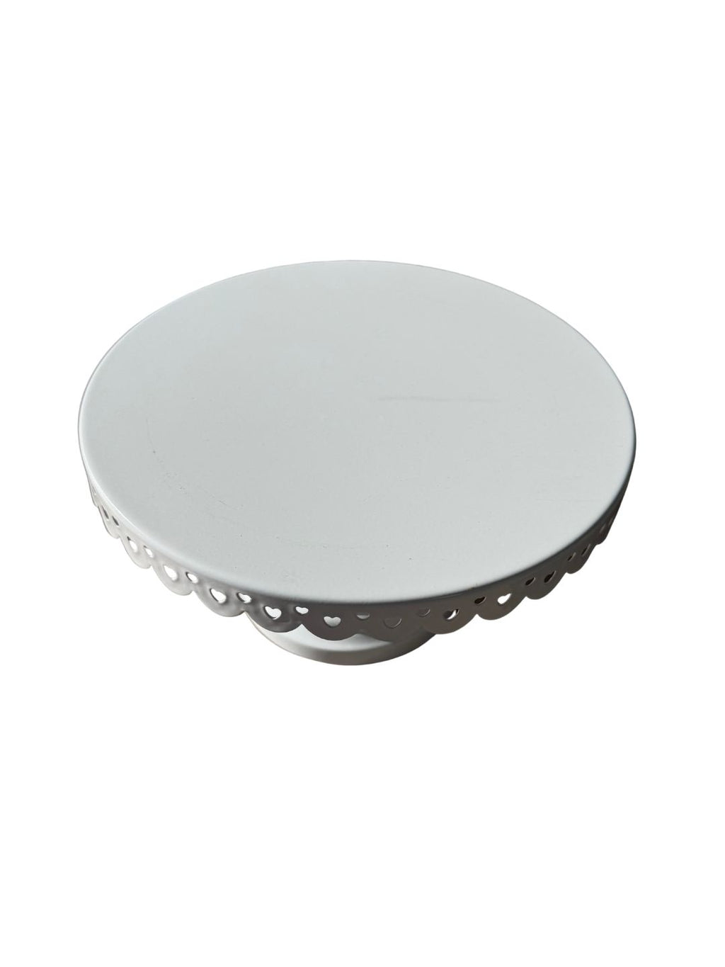 White Heart Cake Stand Rental