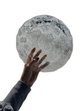 Daisy Etched Glass Plate Rental